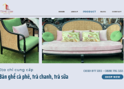 Đơn vị chuyên cung cấp bàn ghế cà phê, trà chanh, trà sữa tại HCM