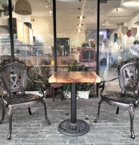 ghế nhôm đúc 01