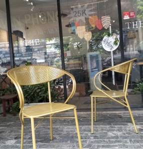 Ghế peter Sắt uốn sơn tĩnh điện Sơn màu theo yêu cầu