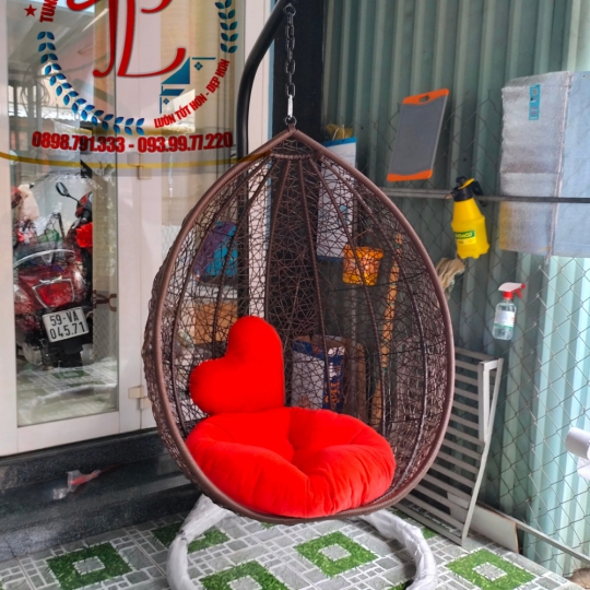 xích đu đơn đan hình dọt nước