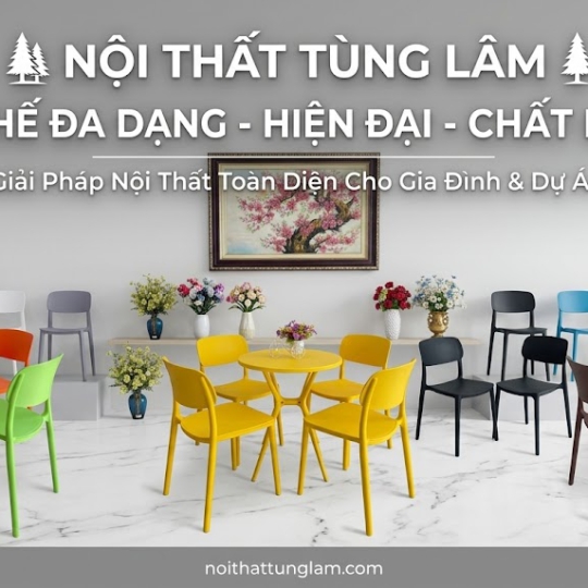 Ghế Nhựa Đúc Mặt Liền Khối 005 Cao Cấp – Bền Đẹp, Giá Rẻ Cho Quán Cafe & Sân Vườn