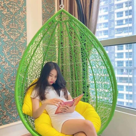 xích đu đơn đan hình dọt nước