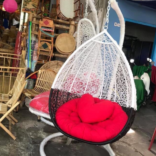 xích đu đơn đan hình dọt nước