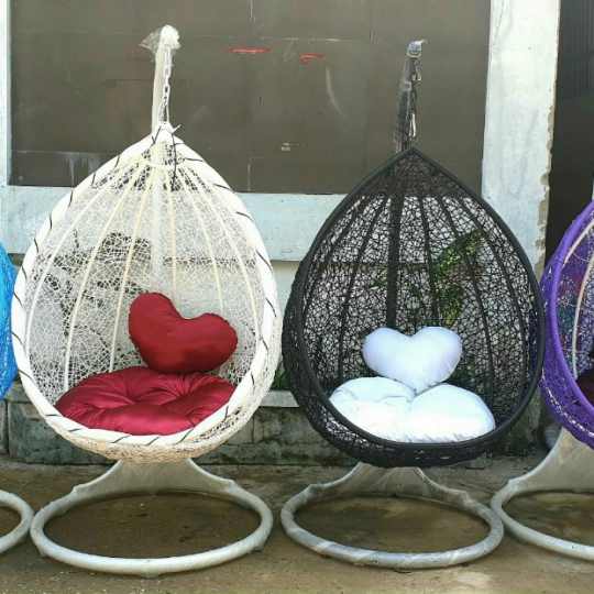 xích đu đơn đan hình dọt nước