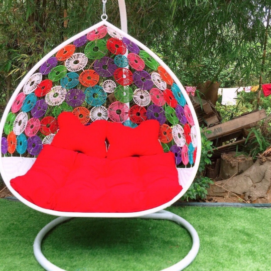 xích đu đồng tiền đôi 1 cần