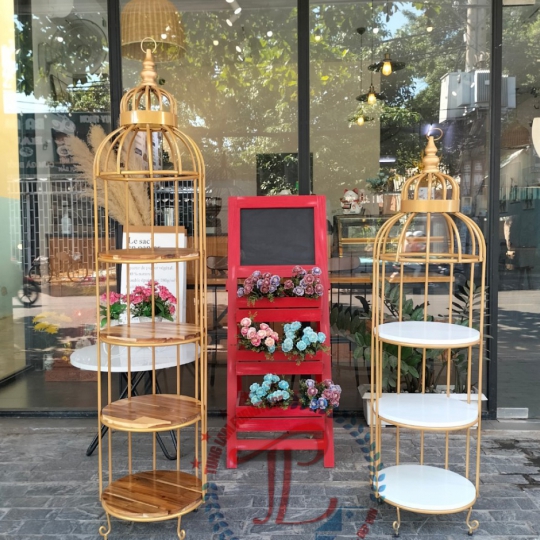 Kệ trang trí phong cách bắc âu