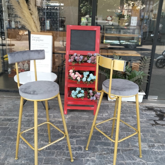 Ghế bar mặt nệm