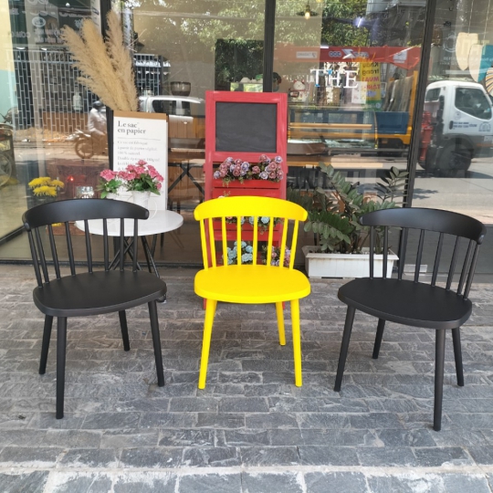 Ghế 8 nan nhựa pp đúc