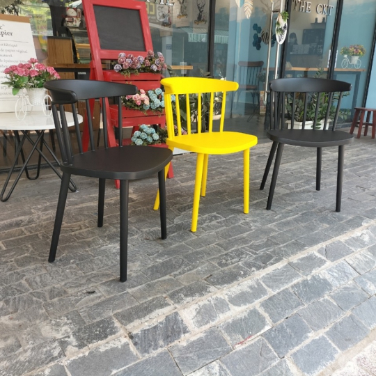 Ghế 8 nan nhựa pp đúc