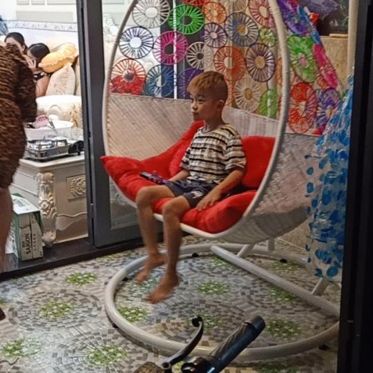 xích đu đồng tiền đôi 2 cần