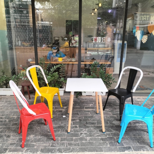 GHẾ TOLIX CÓ TỰA LƯNG NHẬP KHẨU