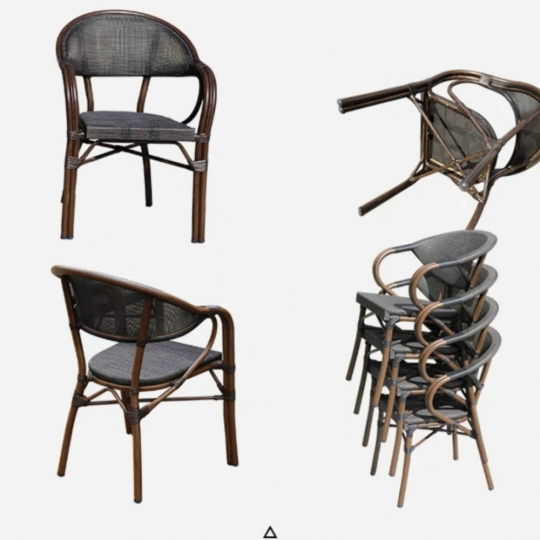 Ghế Cafe Chất Liệu Khung Nhôm