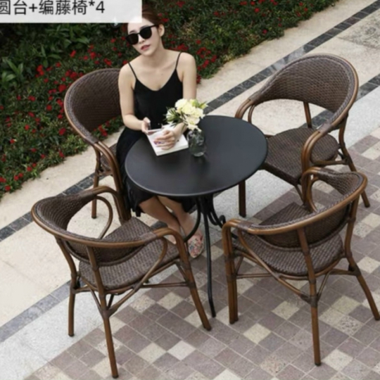 Ghế Cafe Chất Liệu Khung Nhôm