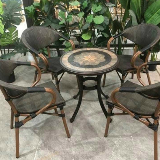 Ghế Cafe Chất Liệu Khung Nhôm