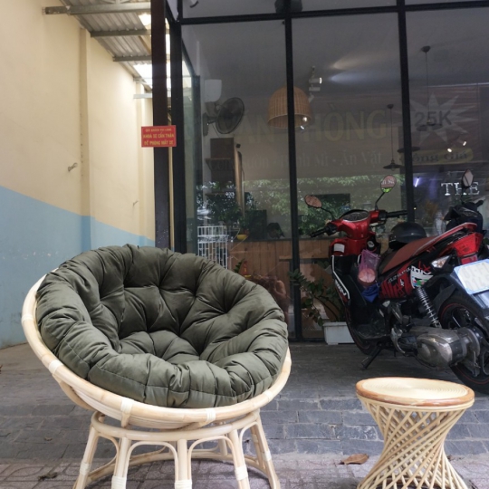  GHẾ THƯ GIẢN PAPASAN KHUNG MÂY TỰ NHIÊN