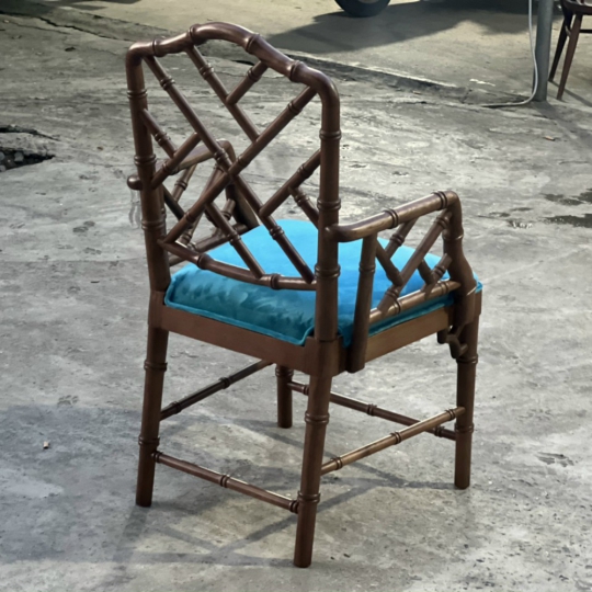 GHẾ MẮT TRE CÓ TAY TỰA