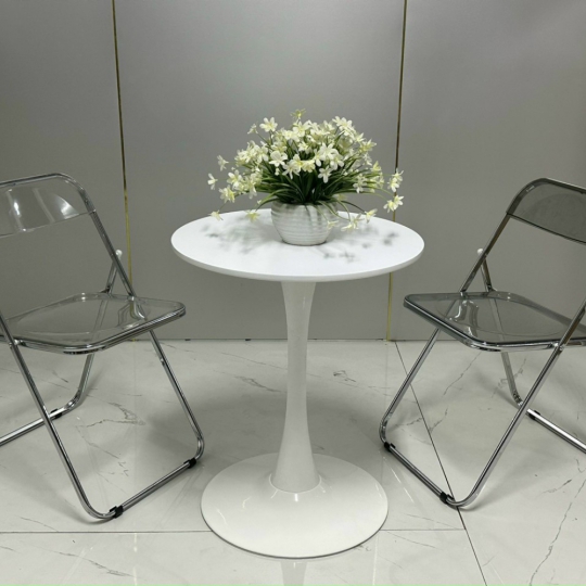 ghế mặt nhựa trong suốt khung inox 304