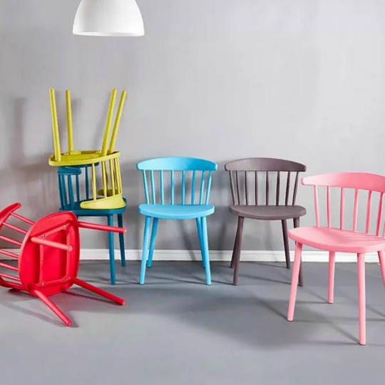 Ghế 8 nan nhựa pp đúc