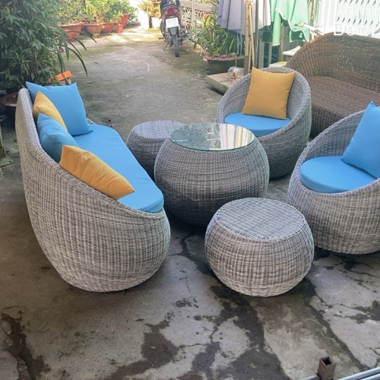 COMBO BỘ SOPHA HÌNH QUẢ CHỨNG 80AP