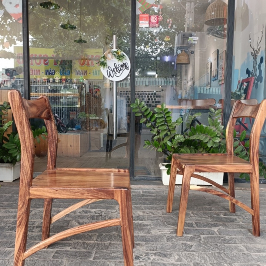 BỘ BÀN ĂN GỖ ME TÂY TỰ NHIÊN LUCKY 440