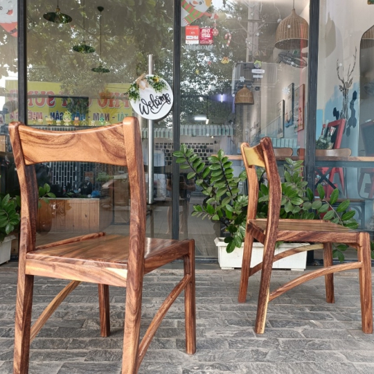 BỘ BÀN ĂN GỖ ME TÂY TỰ NHIÊN LUCKY 440