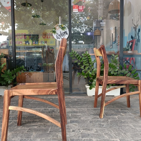 BỘ BÀN ĂN GỖ ME TÂY TỰ NHIÊN LUCKY 440