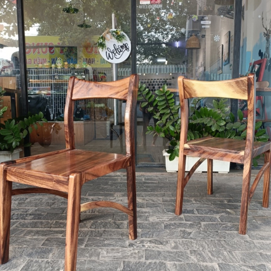 BỘ BÀN ĂN GỖ ME TÂY TỰ NHIÊN LUCKY 440