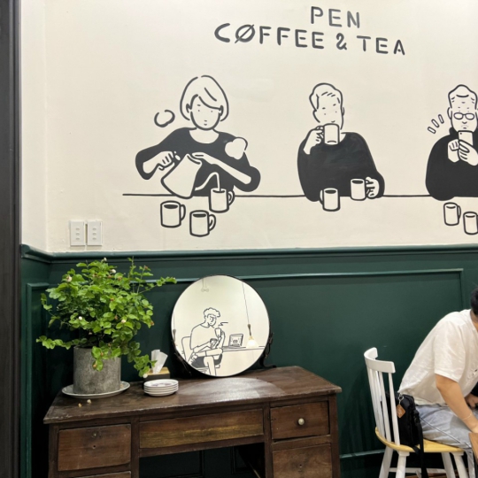 công trình PEN coffe tại 590/24 phan văn trị gò vấp