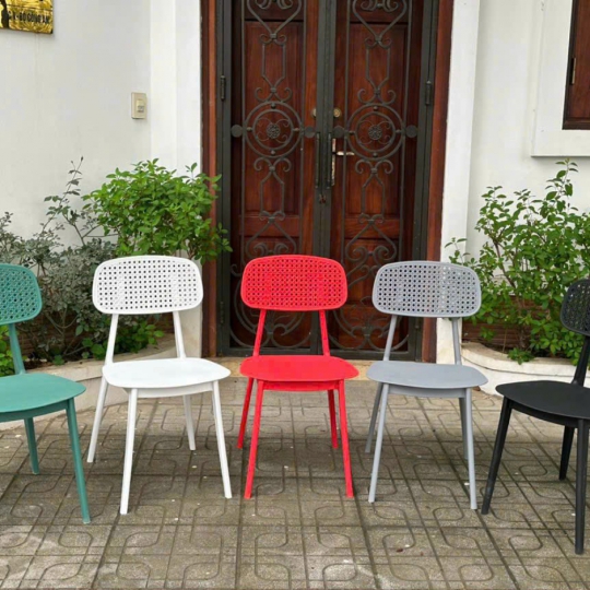 GHẾ COFFE 3043B NHỰA ĐÚC NGUYÊN CHIẾC