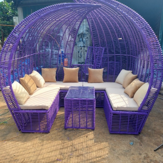 GHẾ MÁI CHE DERCO NGOÀI TRỜI