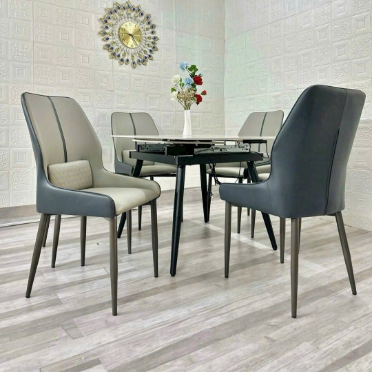 Ghế Ăn VENO Kết Hợp Với Bàn Tròn Bếp Từ 