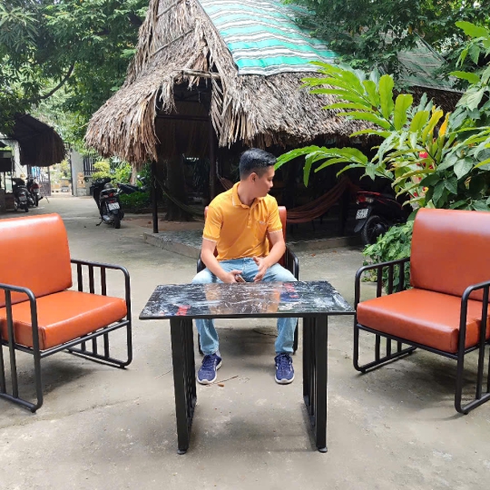 SOFA KHUNG SẮT NỆM TL75